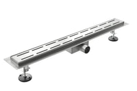 Canalina di Scarico 80x7 cm in Acciaio Inox a Pavimento Tratto