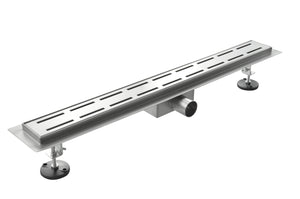 Canalina di Scarico 80x7 cm in Acciaio Inox a Pavimento Tratto