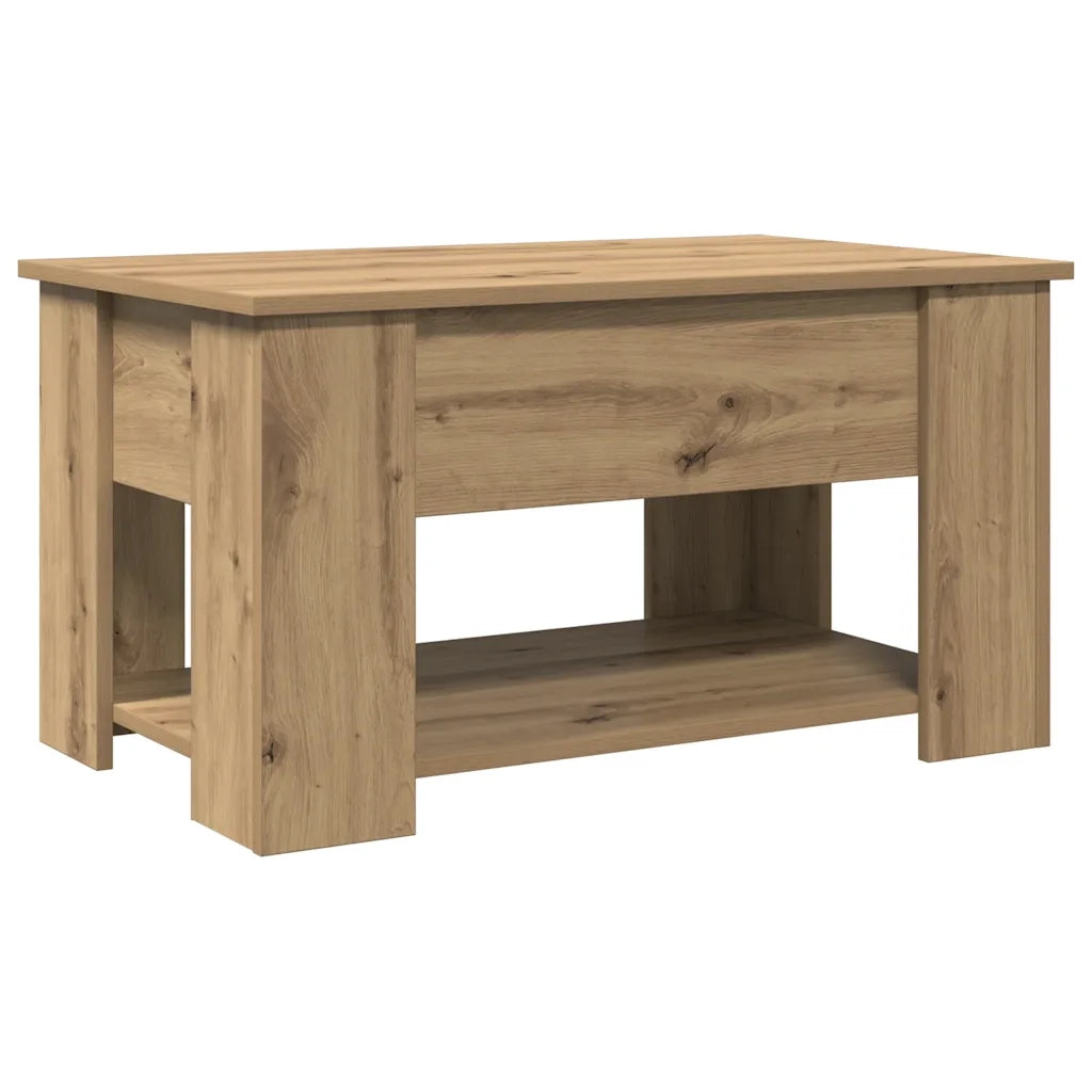 Tavolino da salotto | Tavolino da caff¨¨ | Tavolino da Soggiorno Rovere Artigianale 79x49x41 cm Truciolato