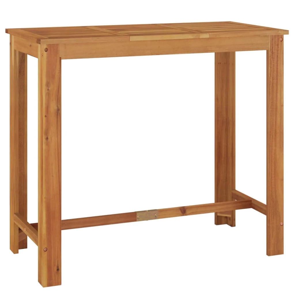 Set da pranzo da giardino 5 pezzi mobili da esterno legno massello di acacia 02_0013756