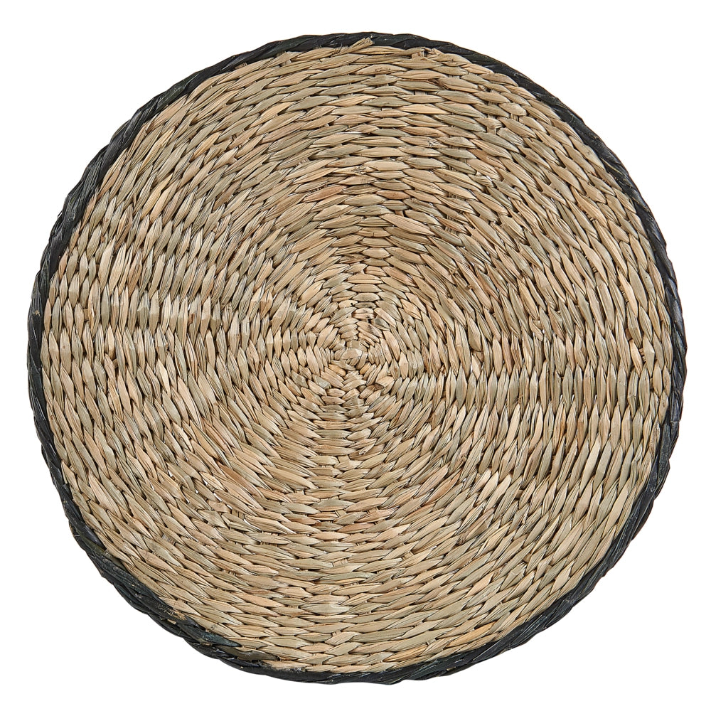 Set di 3 vasi per piante in alghe naturali con fodera per interni stile Boho