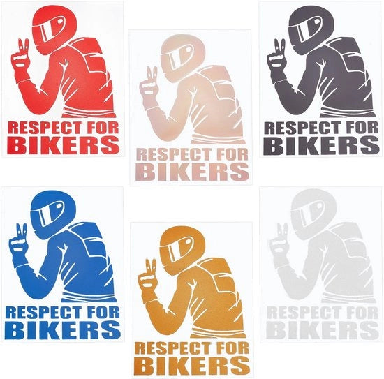 Autostickers in vinile - Stickers riflettenti divertenti - Colorati - Per auto e moto - 6 colori - Ideali per ogni occasione