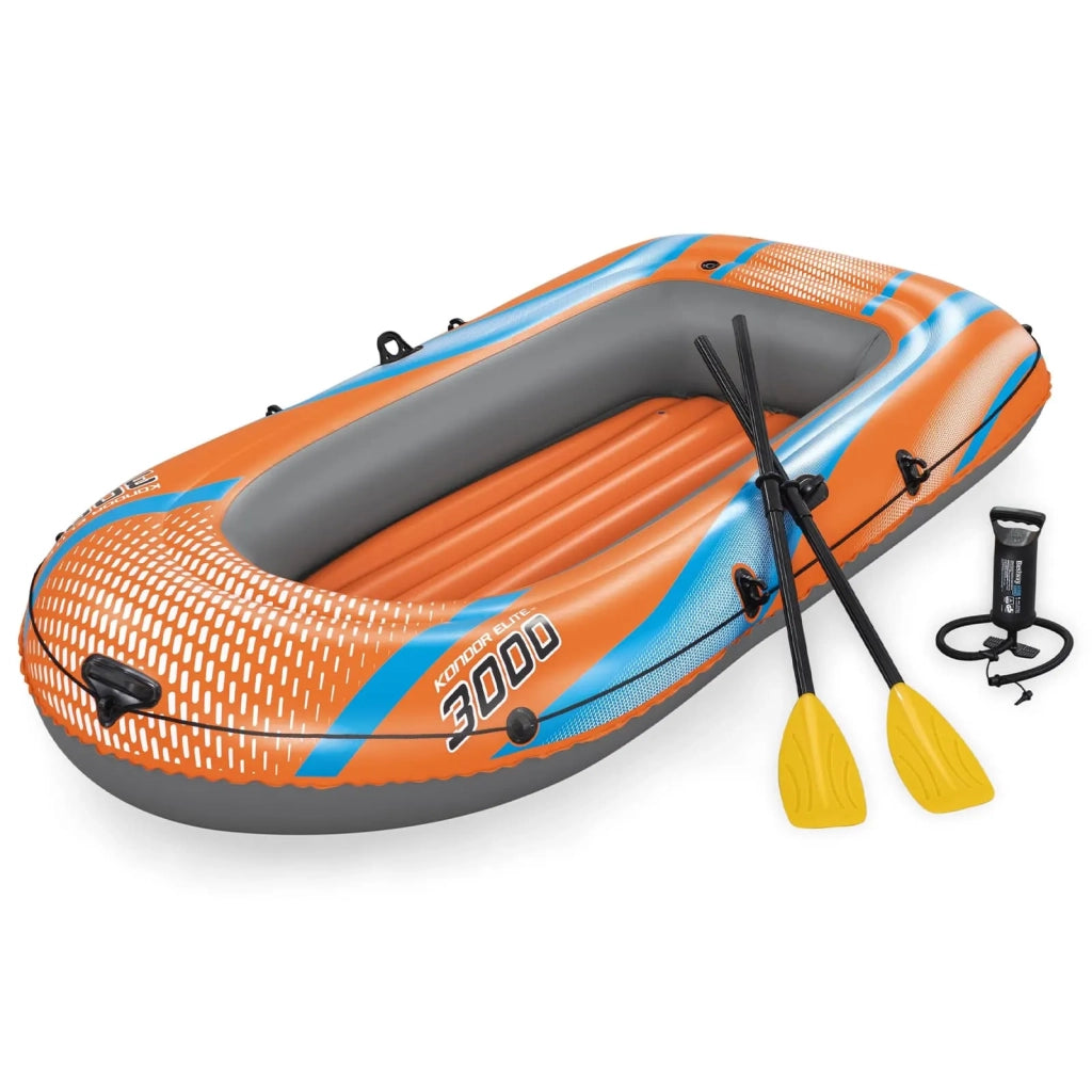 Bestway Gommone gonfiabile Arancione 246 x 122 cm PVC 42035744