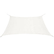 Vela ombreggiante/ombrellone quadrato in HDPE 3,6 x 3,6 m bianco 02_0009453