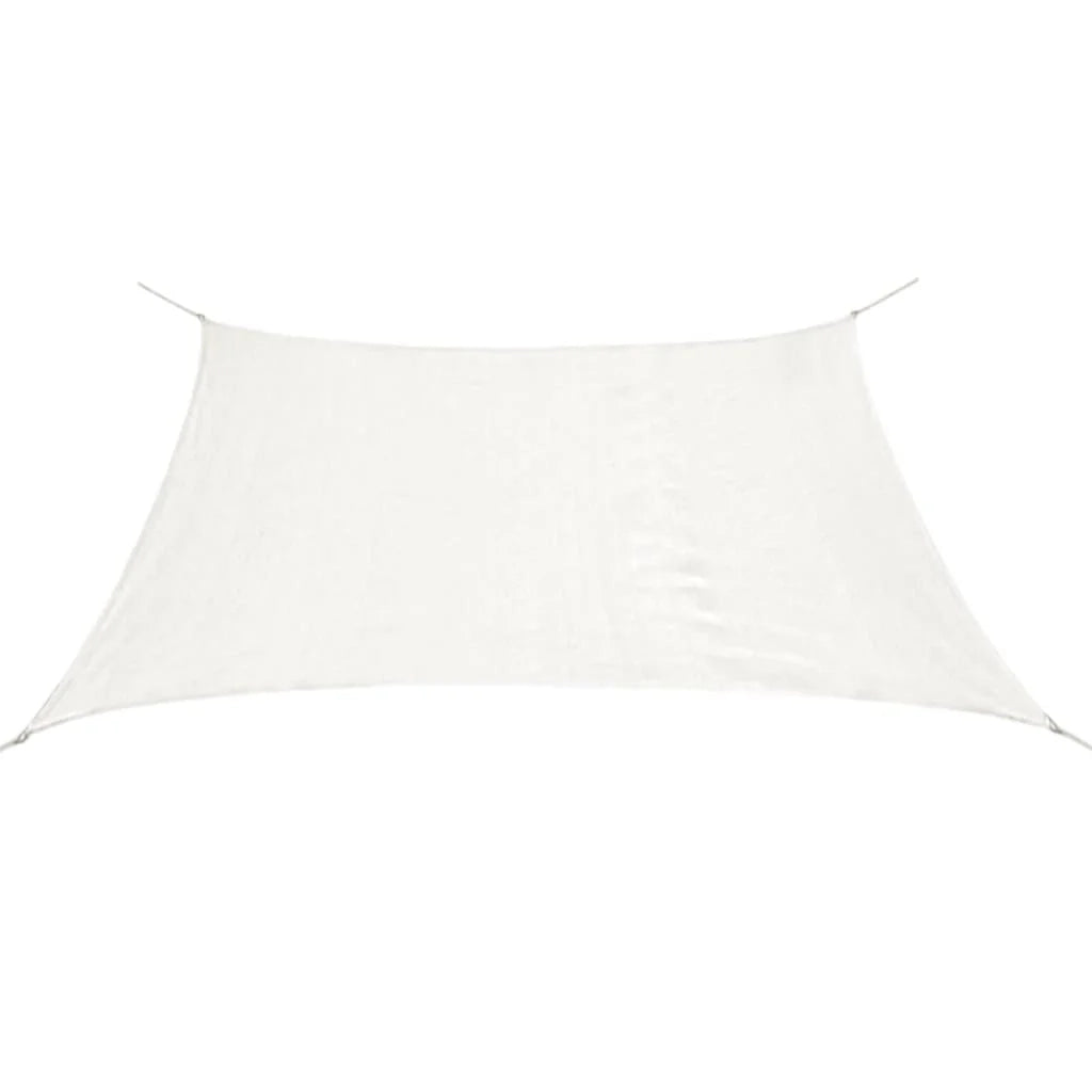 Vela ombreggiante/ombrellone quadrato in HDPE 3,6 x 3,6 m bianco 02_0009453