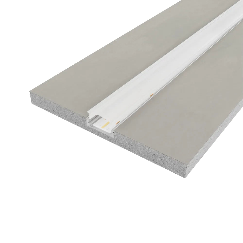 Cartongesso con profilo in alluminio integrato 1m