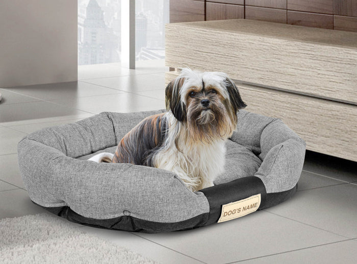 AIO FACTORY 115x95 cm Letto per cani personalizzato impermeabile grigio