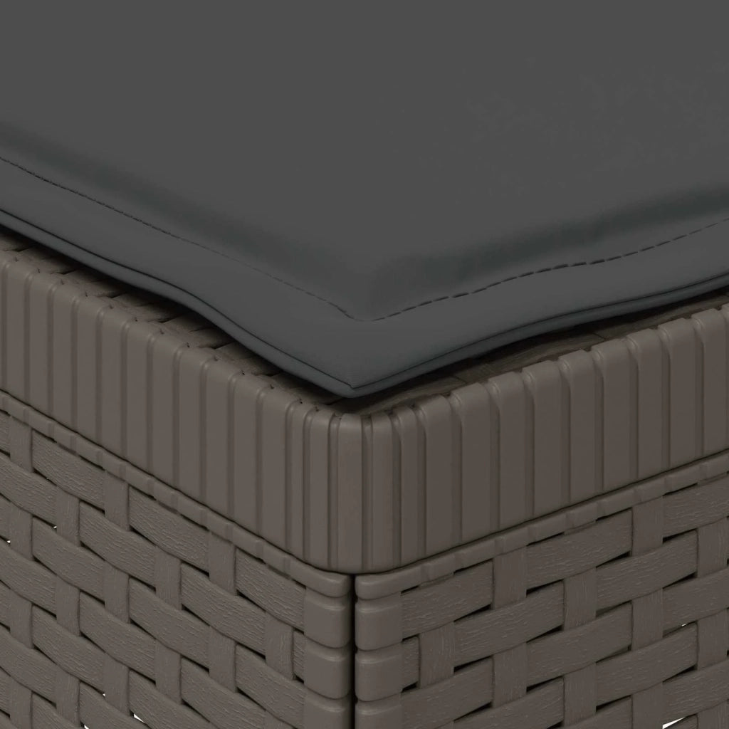 Divano da Giardino a 1 Posto con Cuscino Aspetto Rattan PP 8011773