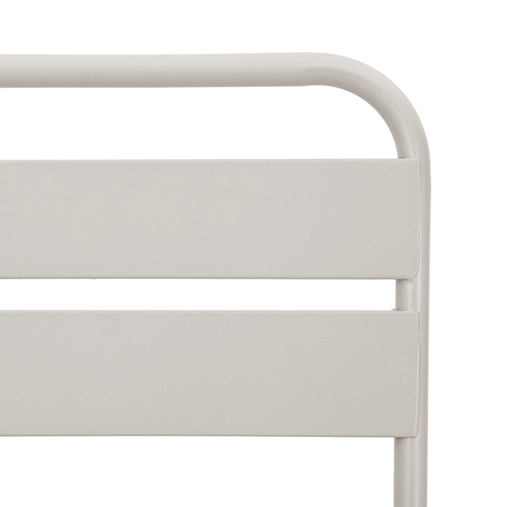 Sgabelli da giardino pieghevoli 2 pcs Beige 42x52x82 cm Acciaio verniciato a polvere