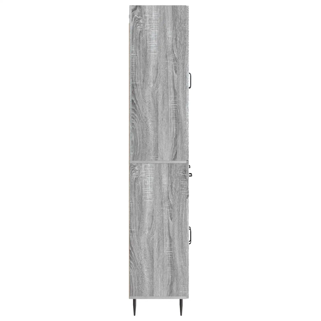Set di armadi 2 pcs Sonoma grigio 66 x 34,5 x 89,5 cm