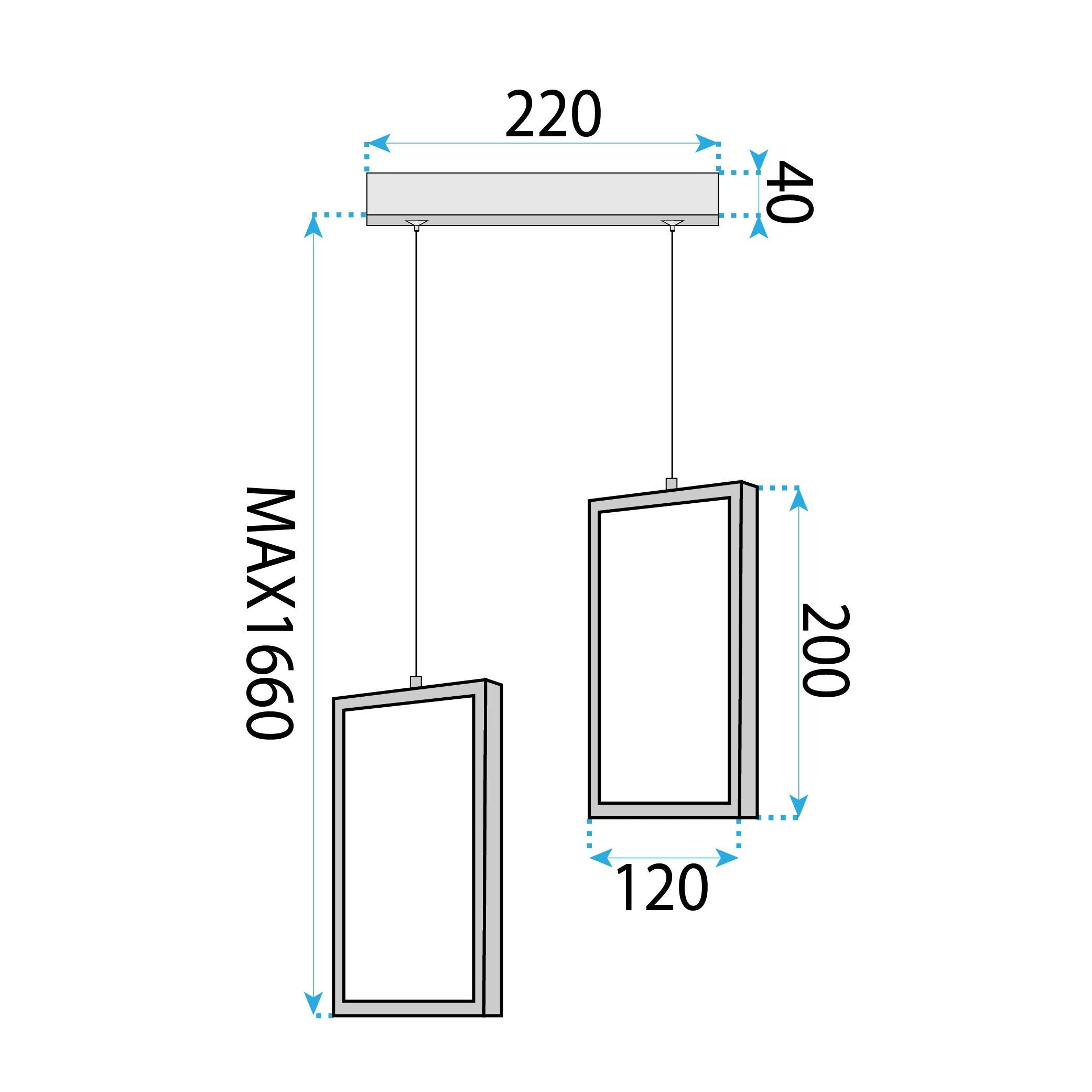 Lampada Led Lhj085-2cp Black