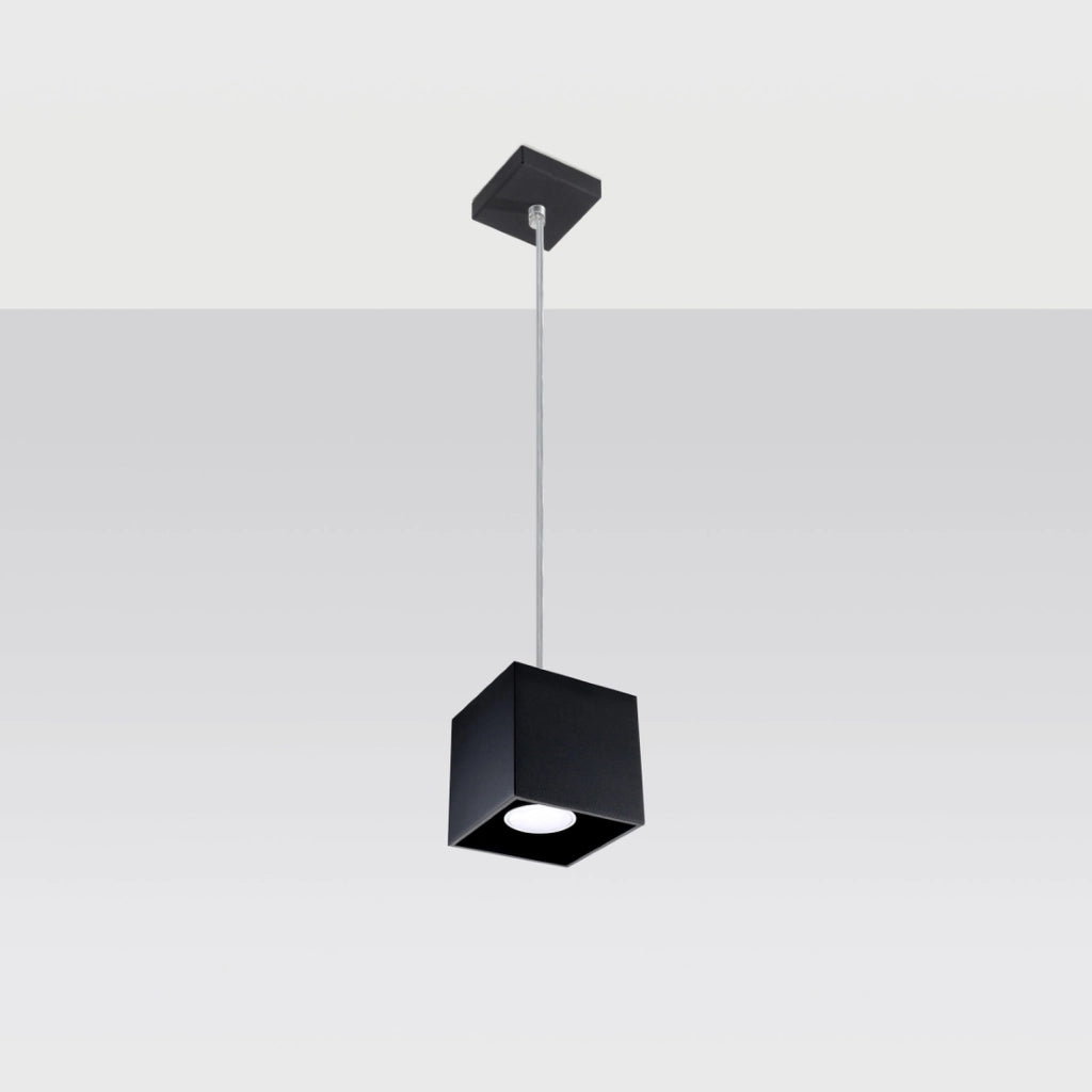 Lampada a sospensione QUAD 1 nero