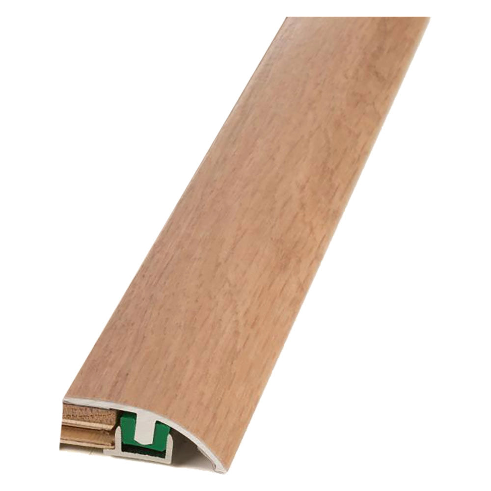 PROFILO CURVO CON BASE PER LAMINATO E PARQUET 'UNI rivestito rovere grigio- 2 pezzi  - PROFILPAS