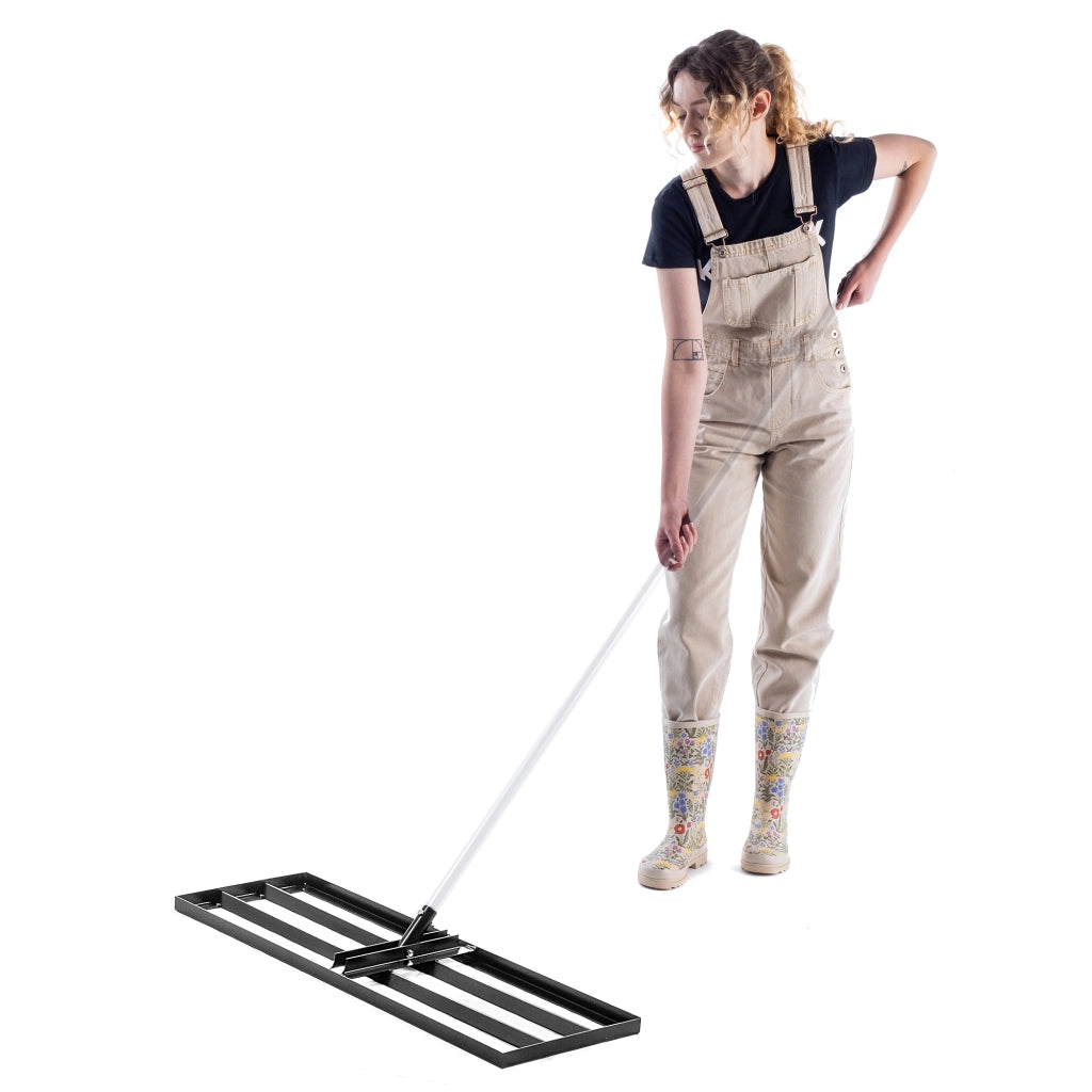 Livellatrice manuale per prato KADAX, spargierba 30x90cm