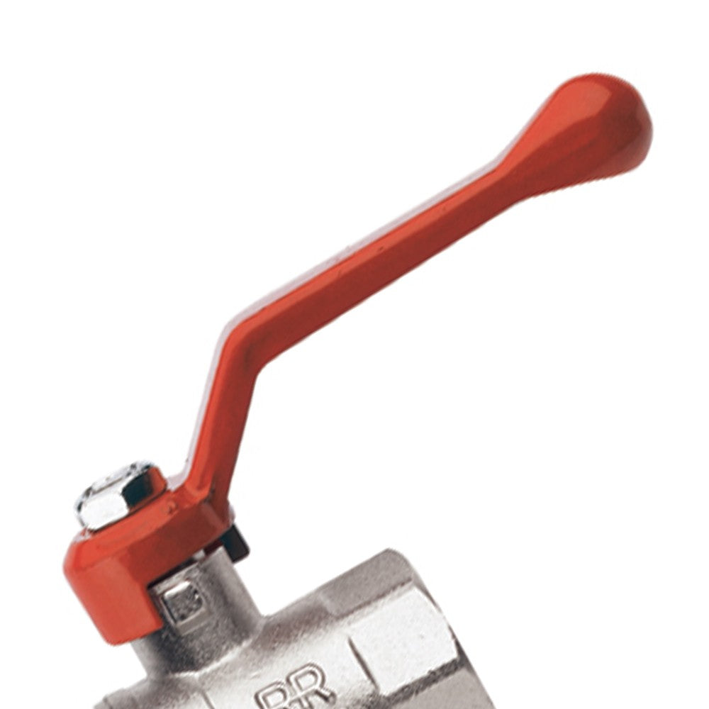 Valvola a sfera per acqua, ff con leva alluminio