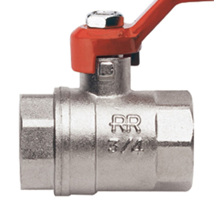 Valvola a sfera per acqua, ff con leva alluminio