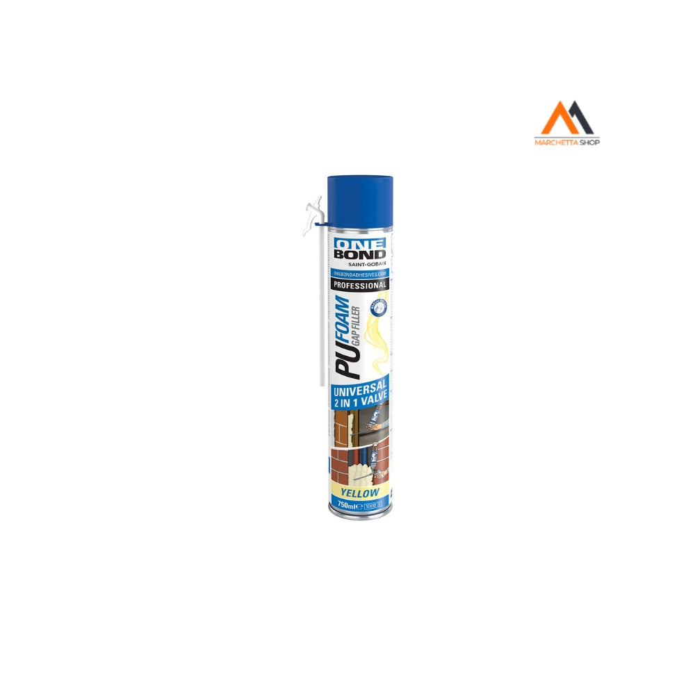 SCHIUMA POLIURETANICA 'PU FOAM UNIVERSAL 2 IN 1' ml 750 - ma