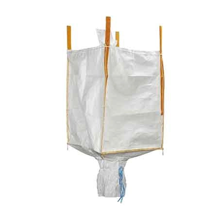 SACCONE IN POLIPROPILENE CON VALVOLA DI SCARICO 'BIG BAG' cm90x90x120h - Portata 1000 Kg