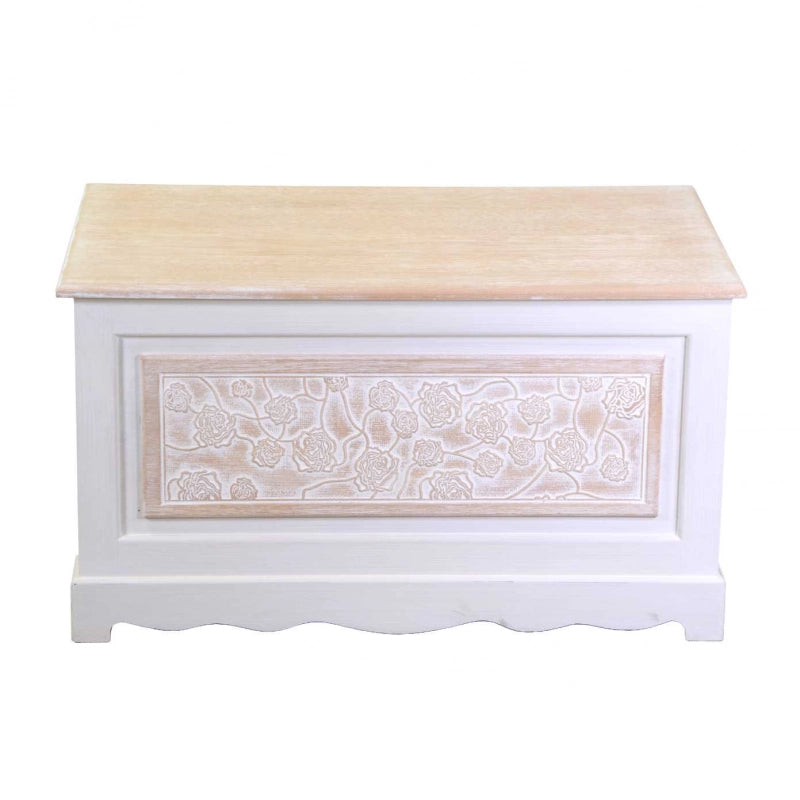 Mobile legno cassapanca andorra cm 80x45h45