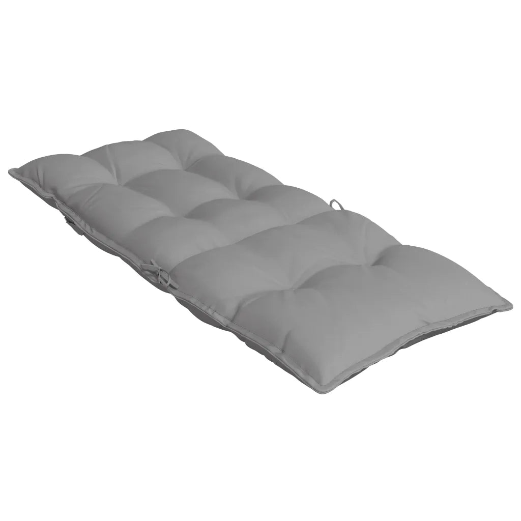 Cuscini per Sedia Schienale Alto 4 pz | Cuscini per sedie Grigio Tessuto Oxford