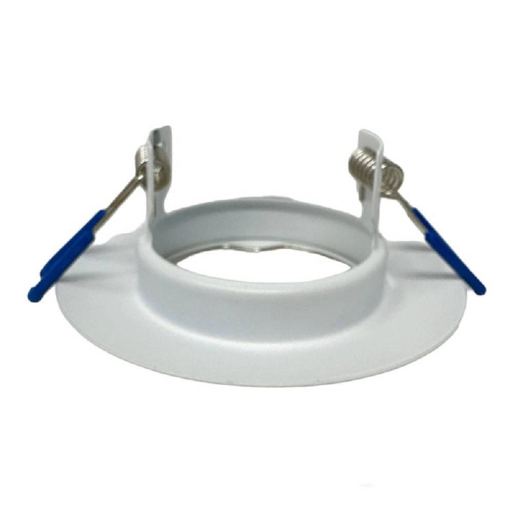 Trade Shop - Portafaretto Ad Incasso Fisso Supporto Tondo Per Faretti Lampada In Alluminio P32 -