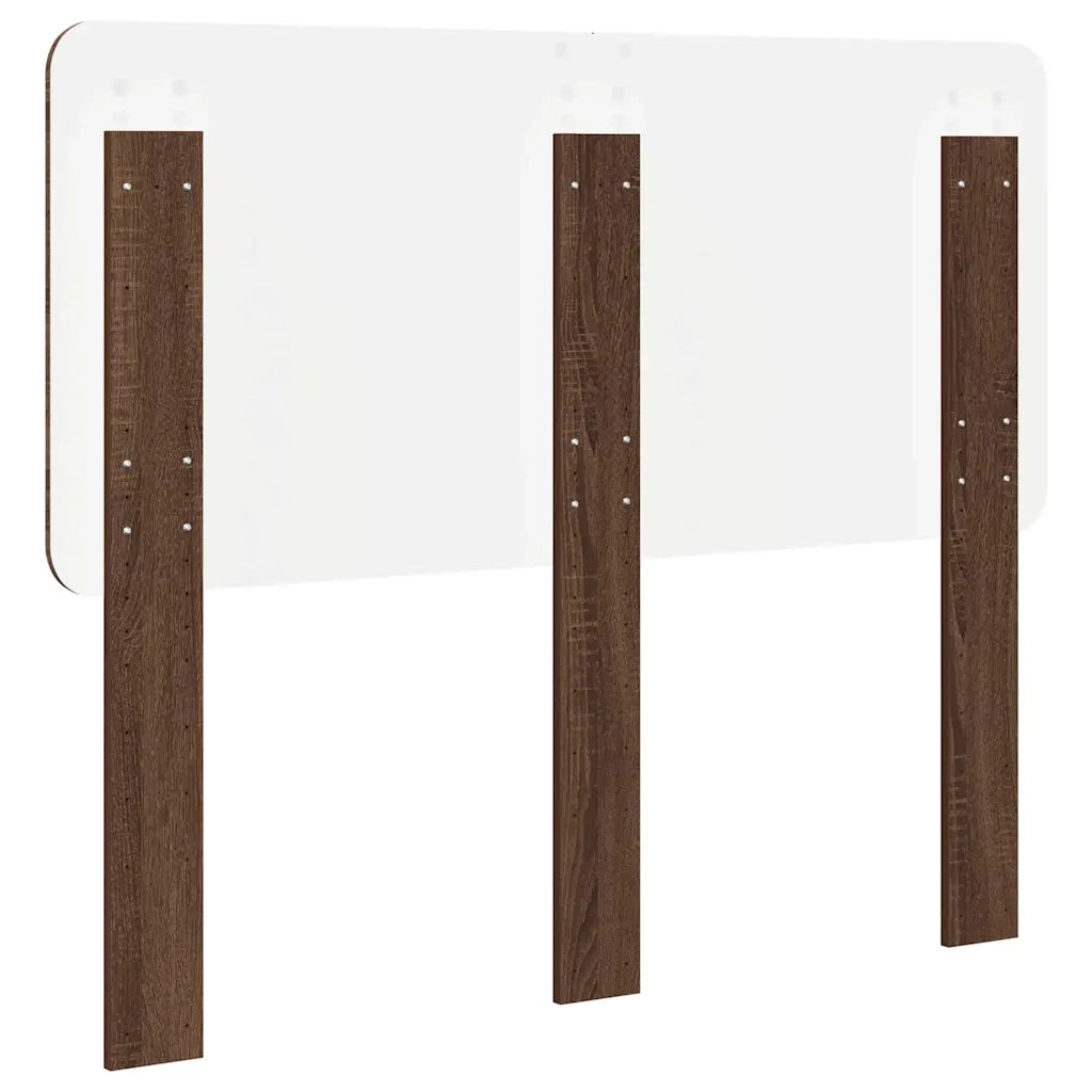 Testiera-Testata-Testiera Decorativa Rovere Marrone 135 cm Legno multistrato 979068