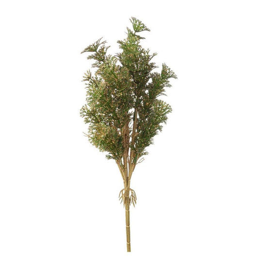 RAMO ARTIFICIALE VERDE E ORO PICK HINOKI BIZZOTTO H37CM