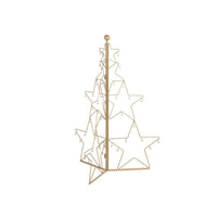 PINO IN ACCIAIO CON GANCI BIZZOTTO ORO AMALIE GANCI 51X38X70H