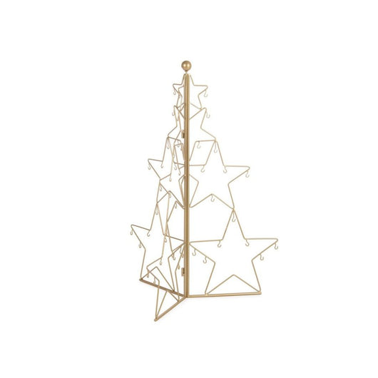 PINO IN ACCIAIO CON GANCI BIZZOTTO ORO AMALIE GANCI 51X38X70H