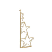 PINO IN ACCIAIO CON GANCI BIZZOTTO ORO AMALIE GANCI 51X38X70H