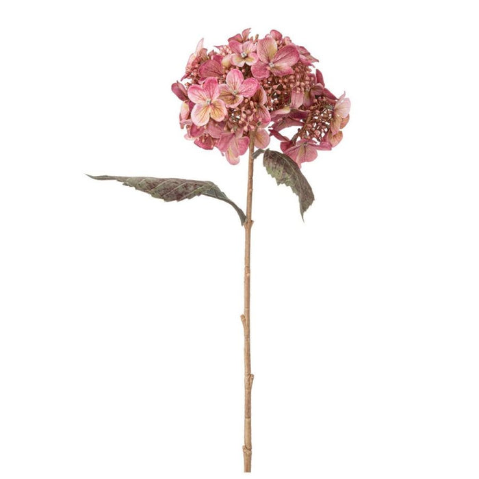 ORTENSIA ARTIFICIALE ROSA LORYN BIZZOTTO H52CM