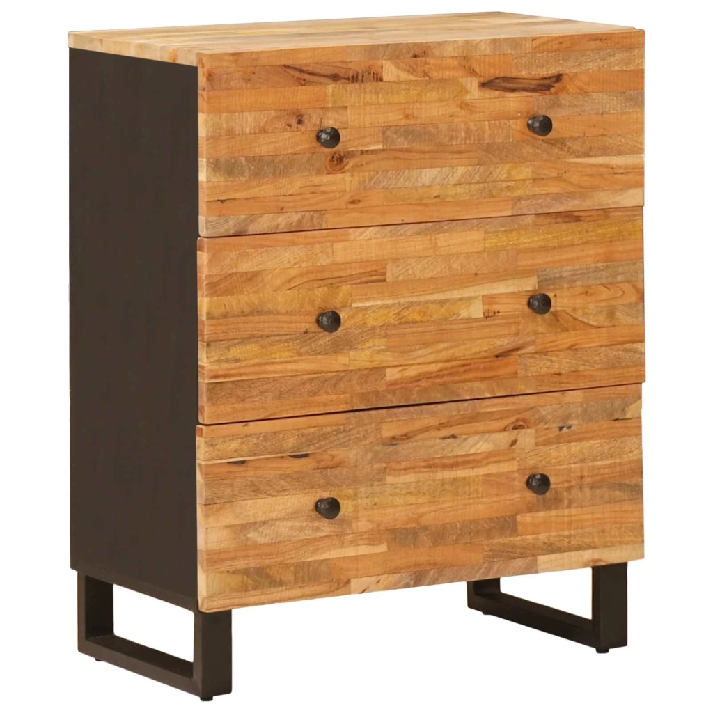Credenza con Ripostiglio Marrone 60 x 33 x 75 cm
