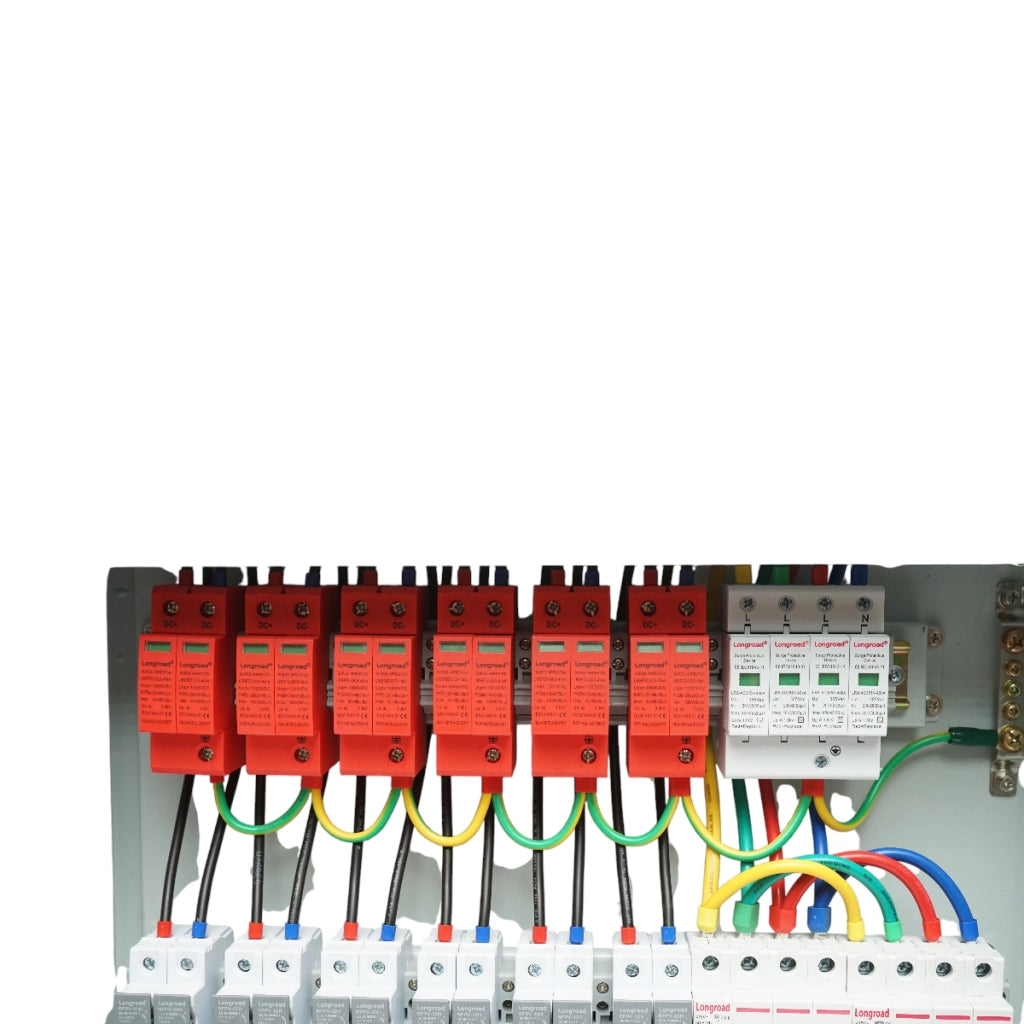 Quadro di protezione con fusibile 380V per impianti fotovoltaici 20-30KW DC/AC con 6 stringhe IP65