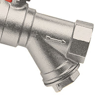 Valvola a sfera per acqua, ff con filtro y incorporato