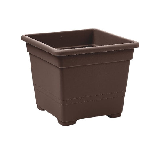 VASO quadrato FIORIERA in plastica VARI COLORI MADE IN ITALY 18 cm Veca Color: BRONZO