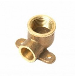 Gomito 90 con flangia in bronzo a saldare d.12x1/2  b08m3twxm3