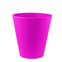 Vaso Single tondo in resina Ø 35 cm Veca Color: FUXIA