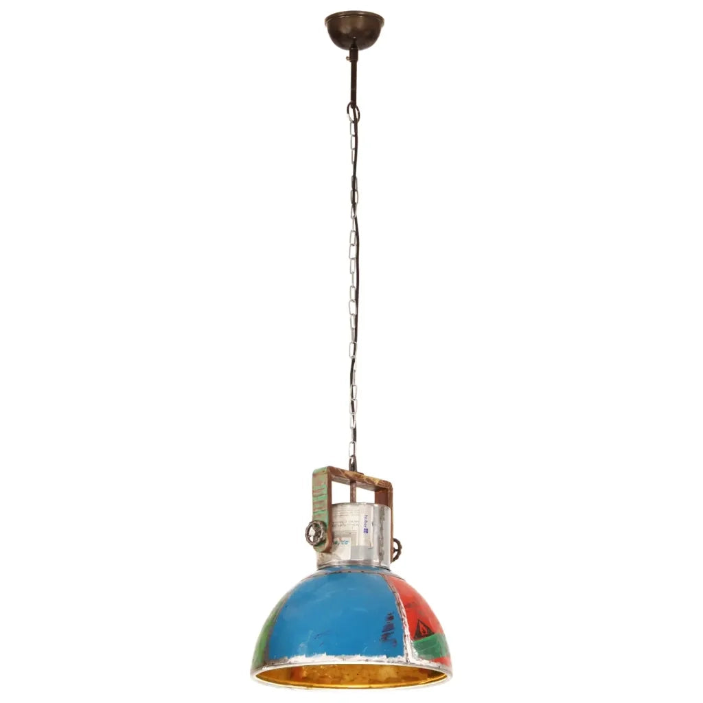 Lampada Sospesa Industriale 25 W Multicolore Rotonda 40 cm E27 344395