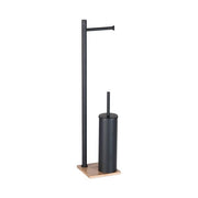 Colonna attrezzata wc gedy ta32 41 tania bamboo e nero