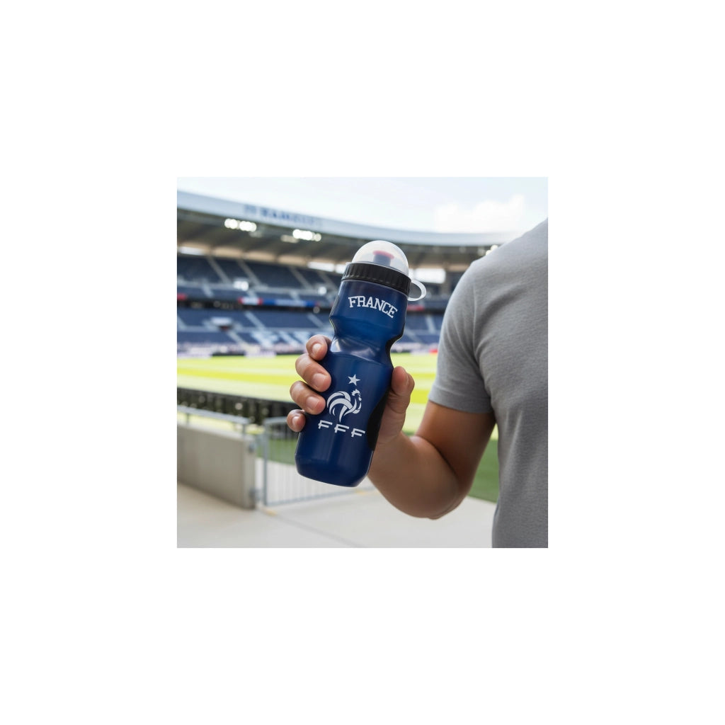 Bottiglia sportiva - Fédération Française de Football - Plastica - Capacità: 600 ml