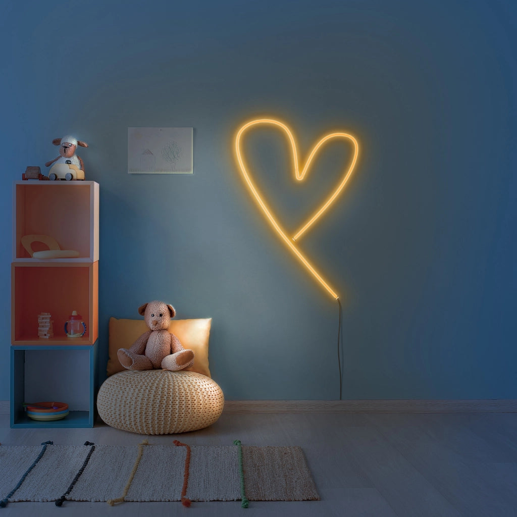 Striscia LED Neon flessibile 12V 2m Arancione IP65 Polux