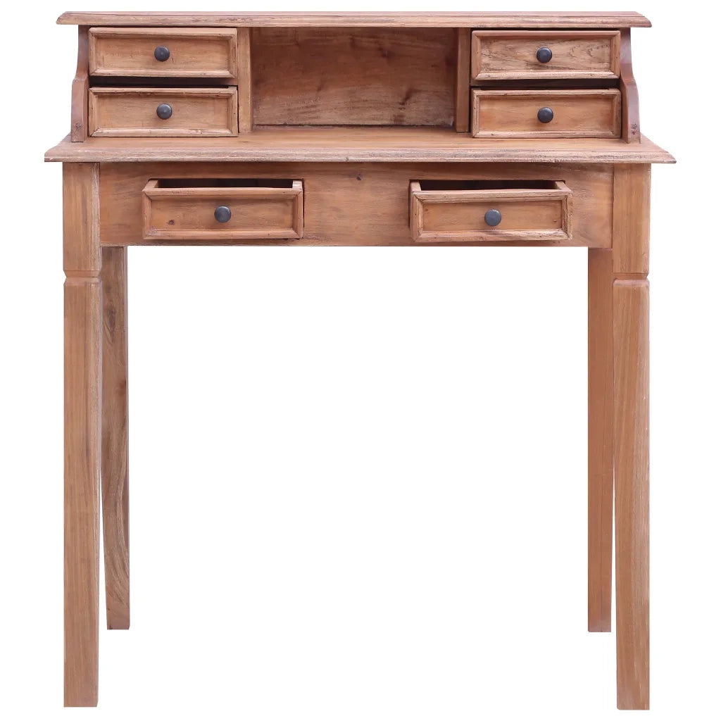 Scrivania con Cassetti 90x50x101 cm Legno Massello di Recupero cod mxl 74067