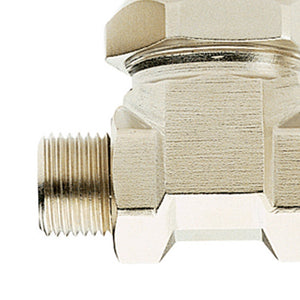 Filtro da 1/2â€ in linea mf in ottone nichelato con rete 400 micron