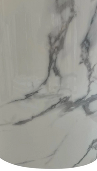 PANNELLO ADESIVO EFFETTO MARMO BIANCO E GRIGIO PVC PARATO DECORAZIONE NEW 120 X 300 cm