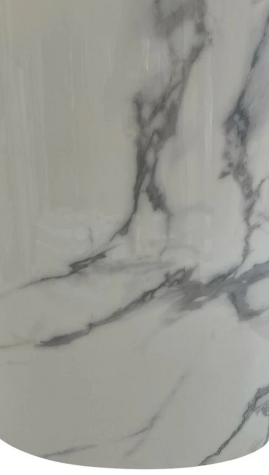 PANNELLO ADESIVO EFFETTO MARMO BIANCO E GRIGIO PVC PARATO DECORAZIONE NEW 120 X 300 cm