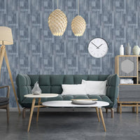 DUTCH WALLCOVERINGS Carta da Parati Wood in Grigio 442585