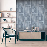 DUTCH WALLCOVERINGS Carta da Parati Wood in Grigio 442585