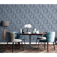 DUTCH WALLCOVERINGS Carta da Parati Wood in Grigio 442585