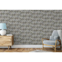 DUTCH WALLCOVERINGS Carta da Parati Galactic Argento e Marrone 442594