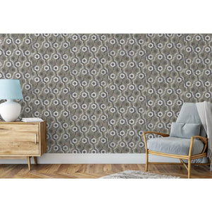 DUTCH WALLCOVERINGS Carta da Parati Galactic Argento e Marrone 442594